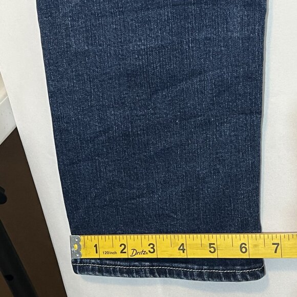 KUT From The Kloth Jeans Women’s 10 Blue Denim Ankle Straight Distressed Stretch - Picture 14 of 16